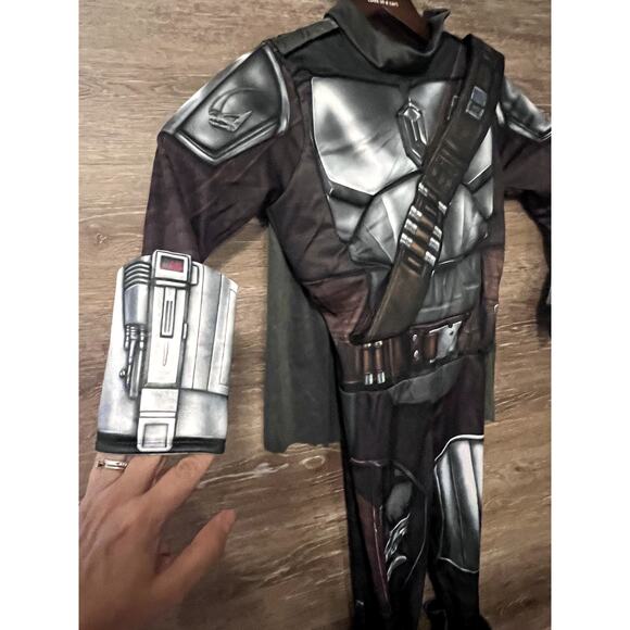 Star Wars mandalorian kids costume boy halloween padded - Picture 2 of 9